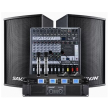 斯維基尼HY-600音響（10英寸號角音箱2只，8路專業(yè)調(diào)音臺臺，600w純后級功放臺，一拖四雙手持雙鵝頸話筒1套）