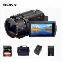 索尼fdr-ax45攝像機(jī)（閃迪128G高速內(nèi)存卡/包/電池/充電器）
