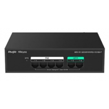 銳捷RG-YS106-P PoE交換機(jī)6口百兆